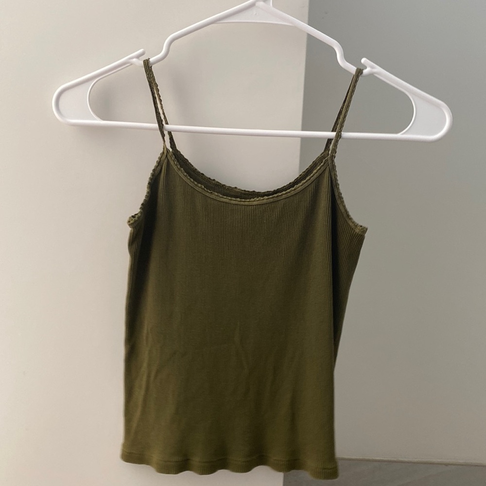 Brandy Melville Green Tank Top